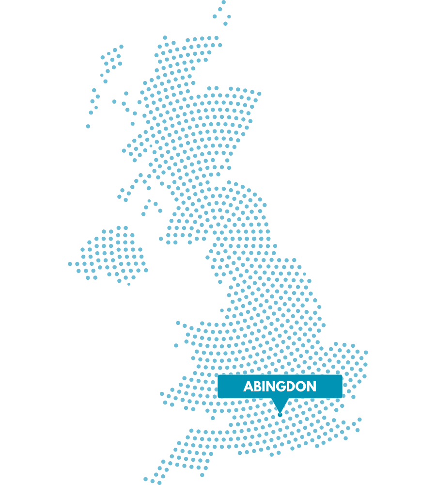 Map graphic with a pin and label reading Nottingham