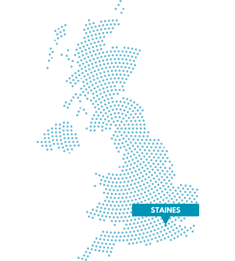 Map graphic with a pin and label reading Nottingham