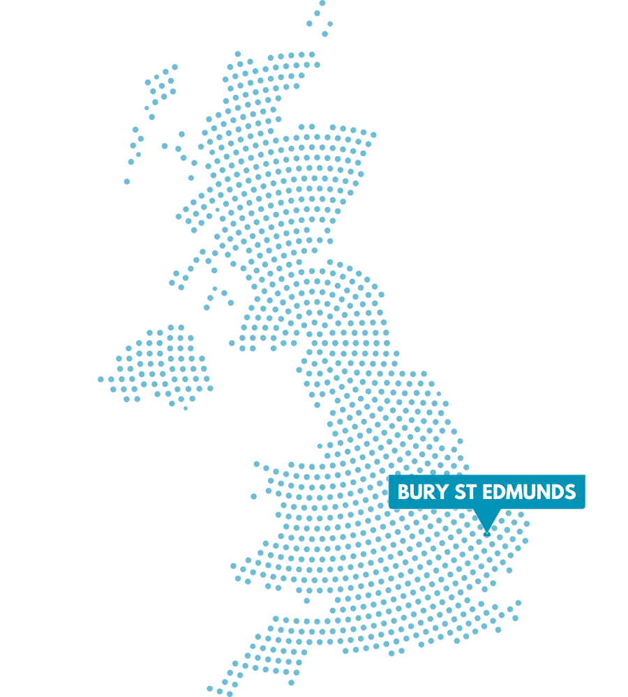 Map graphic with a pin and label reading Nottingham