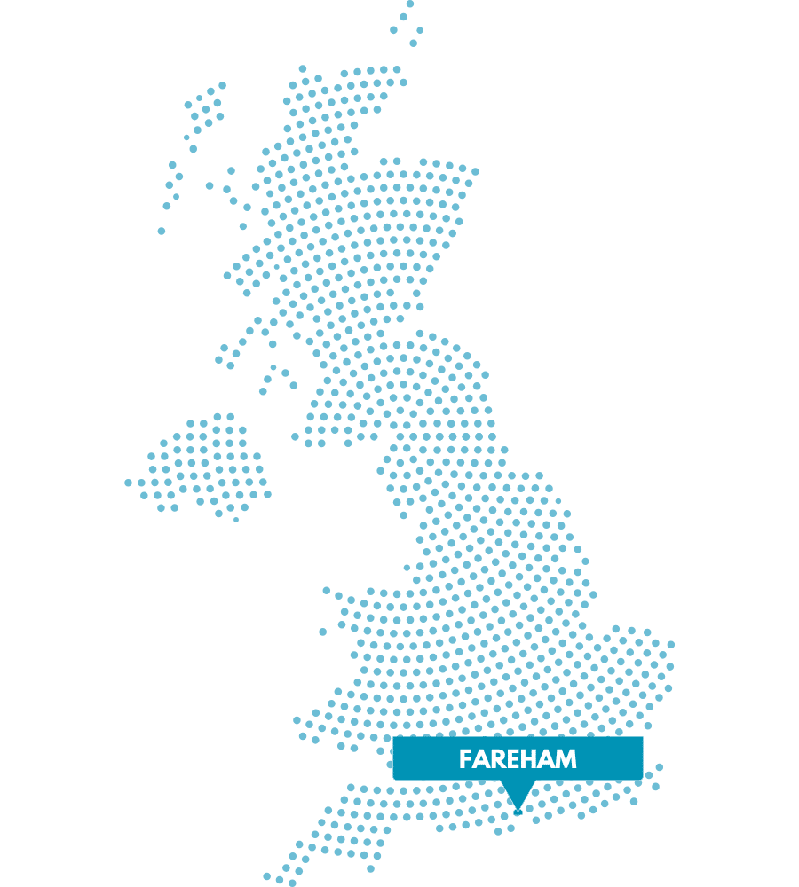 Map graphic with a pin and label reading Nottingham