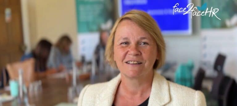 Photo of Sue Pardy in in front of blurred background - HR consultancy business owner