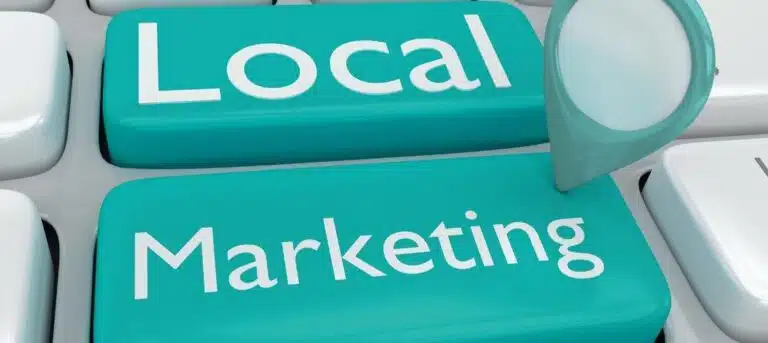 Image of buttons on a computer keypad with the words local and marketing - local HR consultant profile