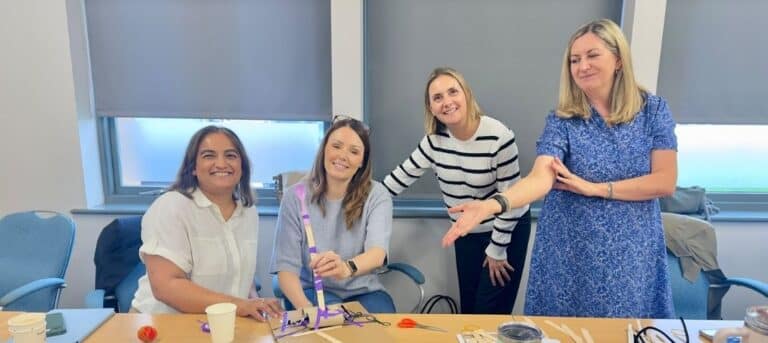 Image of happy consultants - HR consultancy cash flow